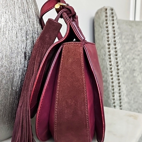 Vince Camuto Burgundy Shoulder Bag - Picture 7 of 10